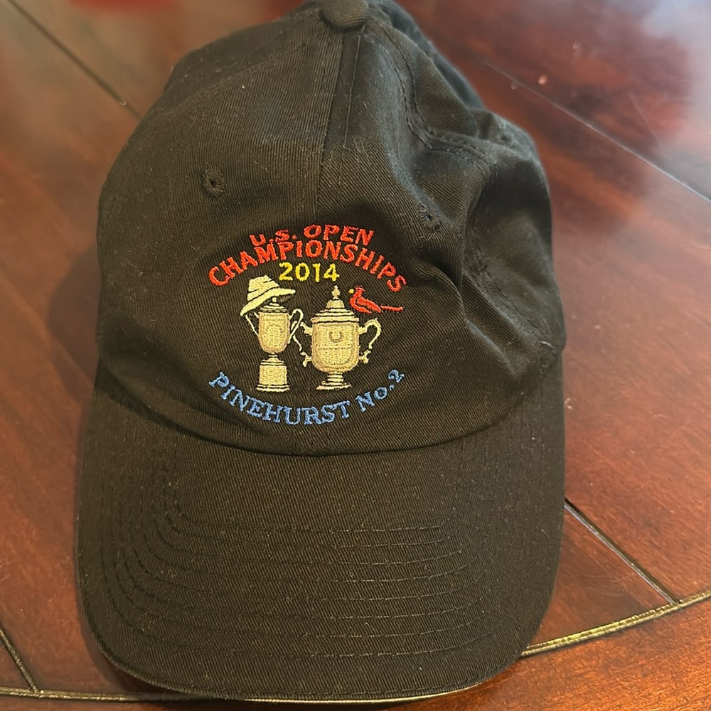 2014 US Open Pinehurst No. 2 USGA Golf Adjustable Cap/Hat Black USGA Member